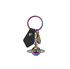 Vivienne Westwood 3D Iridescent Orb Keyring Brass, back view
